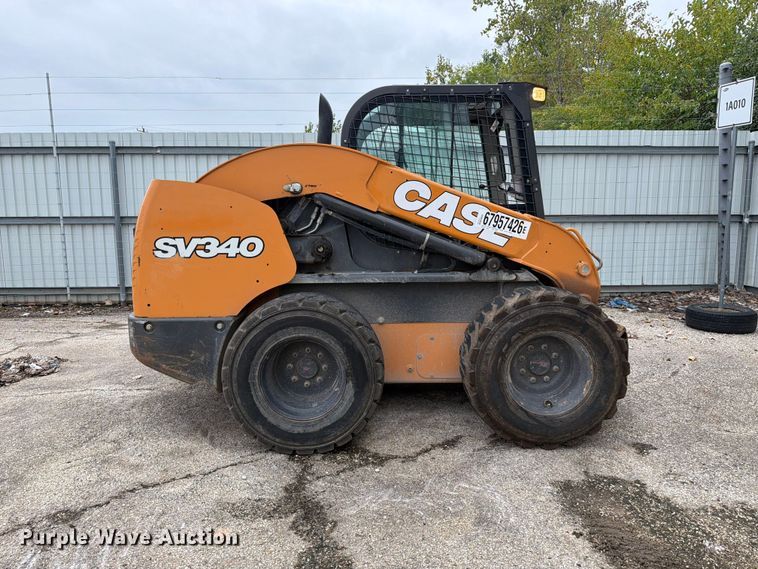 image for item YA5191 2017 Case SV340 skid steer loader