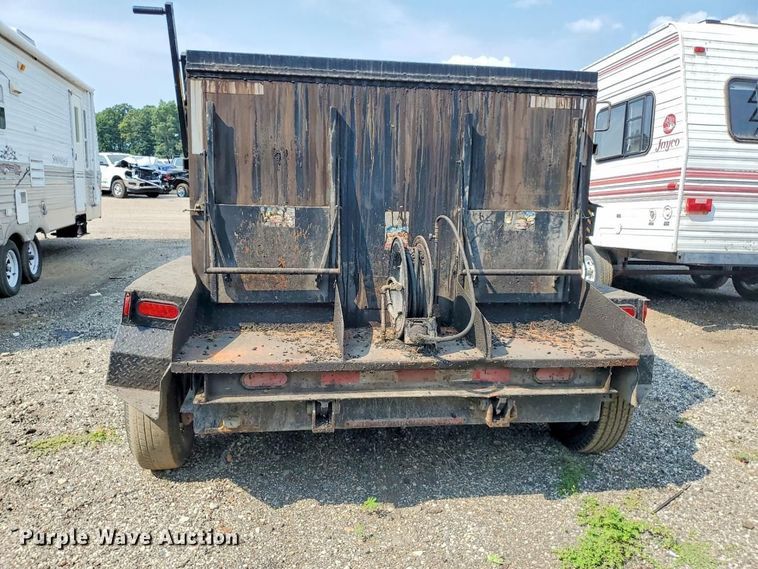 image for item YA5195 2022 KM International 8000TEDD C2M2 asphalt hot box trailer