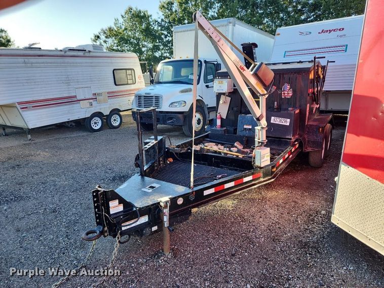 image for item YA5195 2022 KM International 8000TEDD C2M2 asphalt hot box trailer