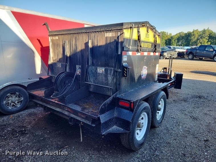 image for item YA5195 2022 KM International 8000TEDD C2M2 asphalt hot box trailer