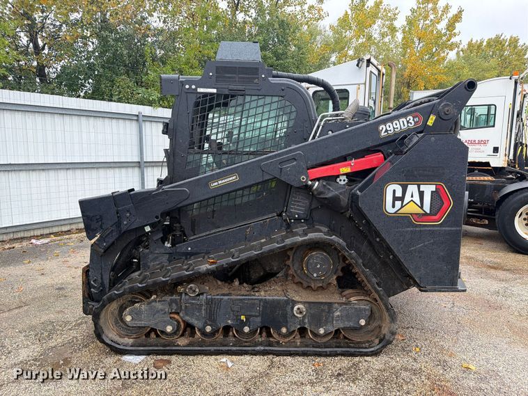 image for item YA5206 2021 Caterpillar 299D3 XE tracked skid steer loader