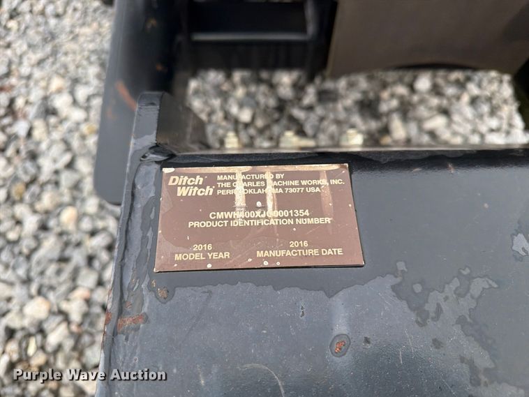 image for item YA5438 2016 Ditch Witch 410SX trencher