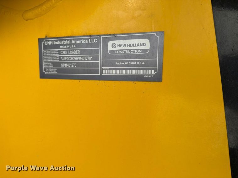 image for item YA5481 2023 New Holland C362 tracked skid steer loader