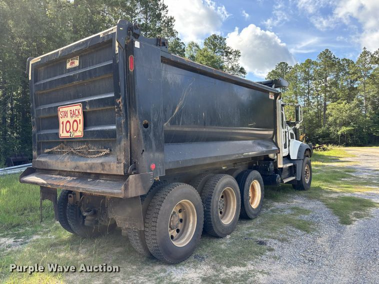 image for item ZA0836 2021 Mack Granite dump truck