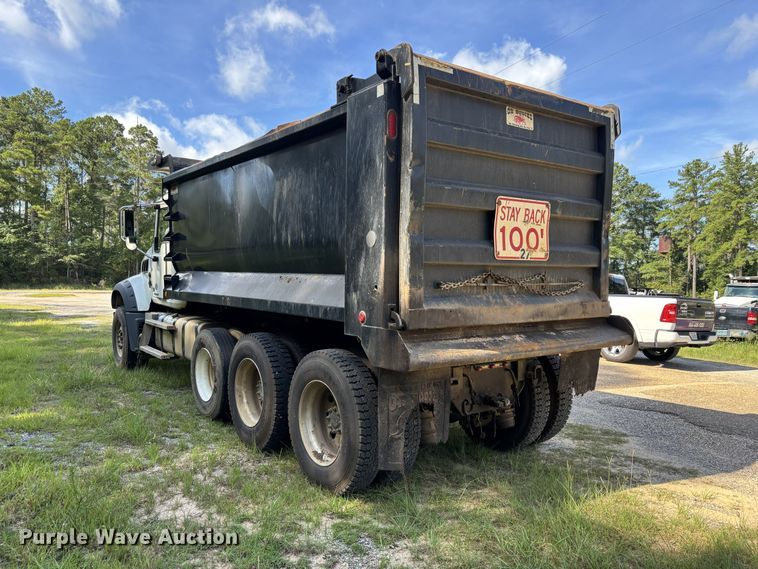 image for item ZA0836 2021 Mack Granite dump truck