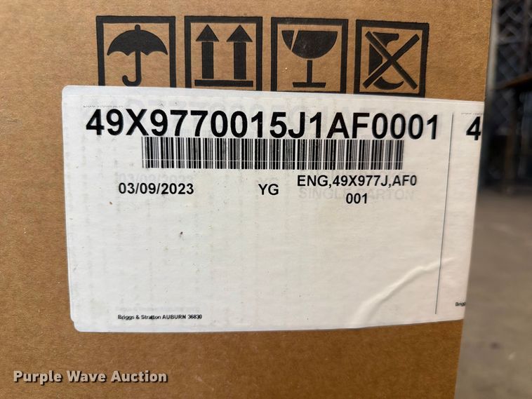 image for item 2303095941 Briggs & Stratton 49X9770015J1 Engine