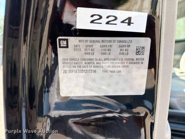 image for item DT2924 2013 Chevrolet Impala 