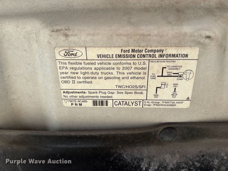image for item DV7324 2007 Ford F150 Ext. Cab pickup truck