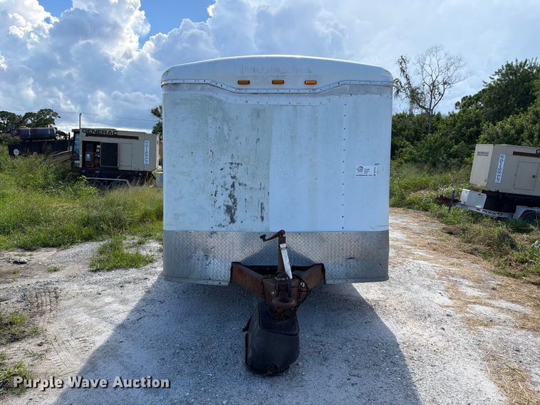 image for item DV7352 2002 Haulmark K714BT-WT enclosed cargo trailer