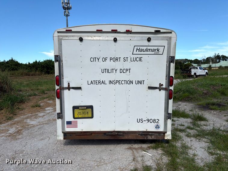 image for item DV7352 2002 Haulmark K714BT-WT enclosed cargo trailer