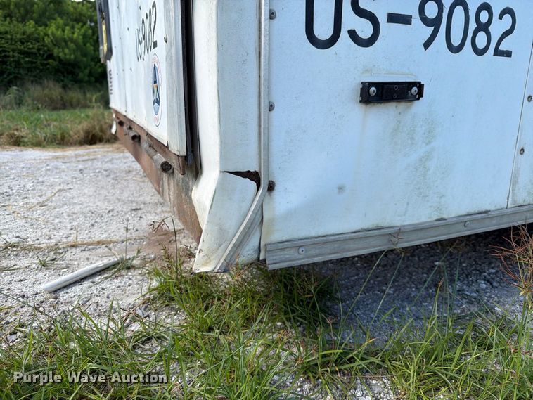 image for item DV7352 2002 Haulmark K714BT-WT enclosed cargo trailer