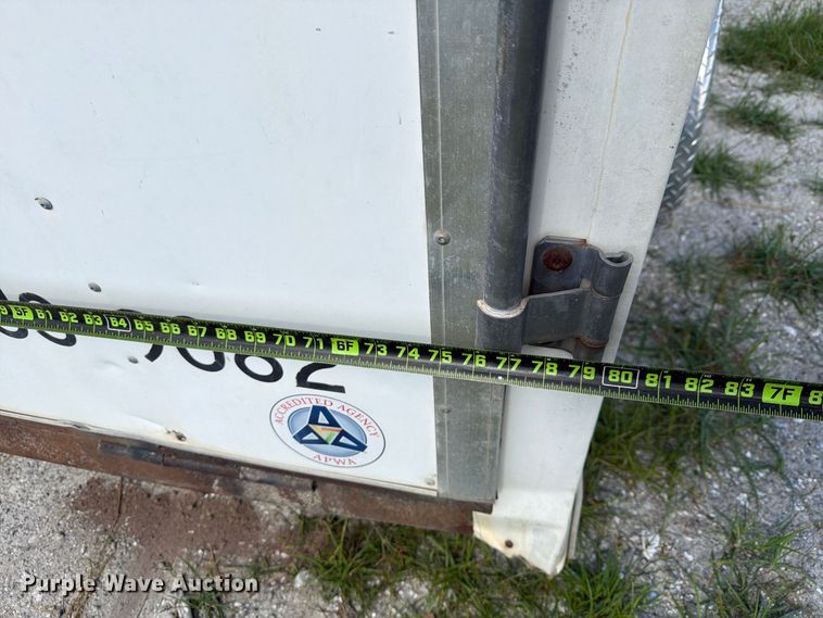 image for item DV7352 2002 Haulmark K714BT-WT enclosed cargo trailer