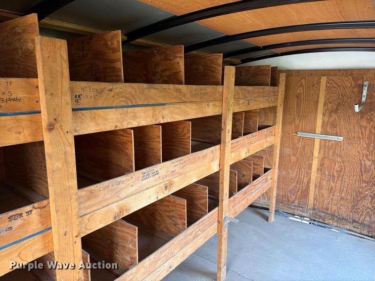 image for item DV7352 2002 Haulmark K714BT-WT enclosed cargo trailer