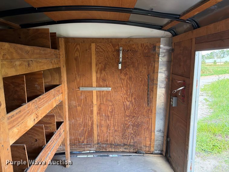 image for item DV7352 2002 Haulmark K714BT-WT enclosed cargo trailer