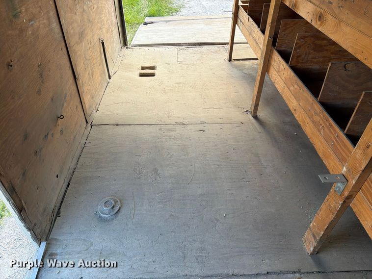 image for item DV7352 2002 Haulmark K714BT-WT enclosed cargo trailer