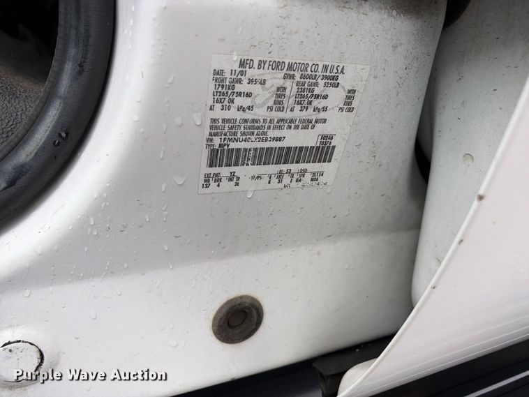 image for item EC4639 2002 Ford Excursion SUV