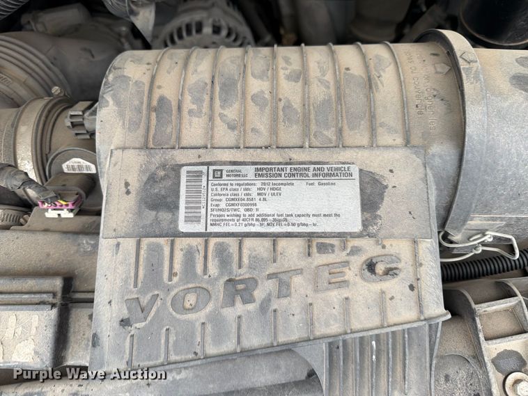 image for item EI7765 2012 Chevrolet Express 3500 box truck