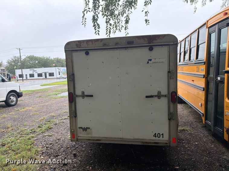 image for item EI7766 2002 Pace enclosed cargo trailer