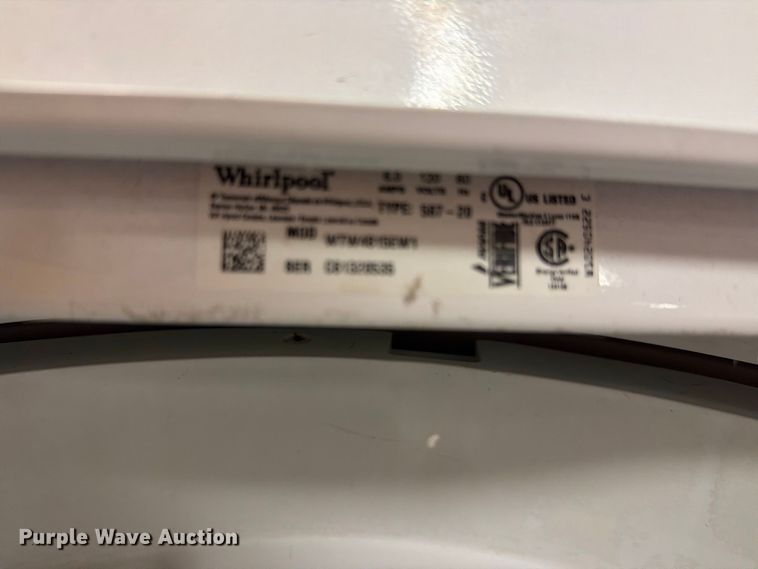 image for item EL0986 Whirlpool WTW4815EW1 washer