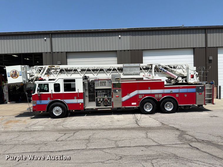 image for item EO8702 2002 Pierce Fire truck aerial platform fire truck