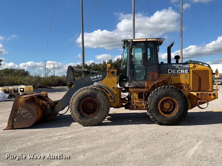 image for item EO8767 2010 John Deere 544K wheel loader