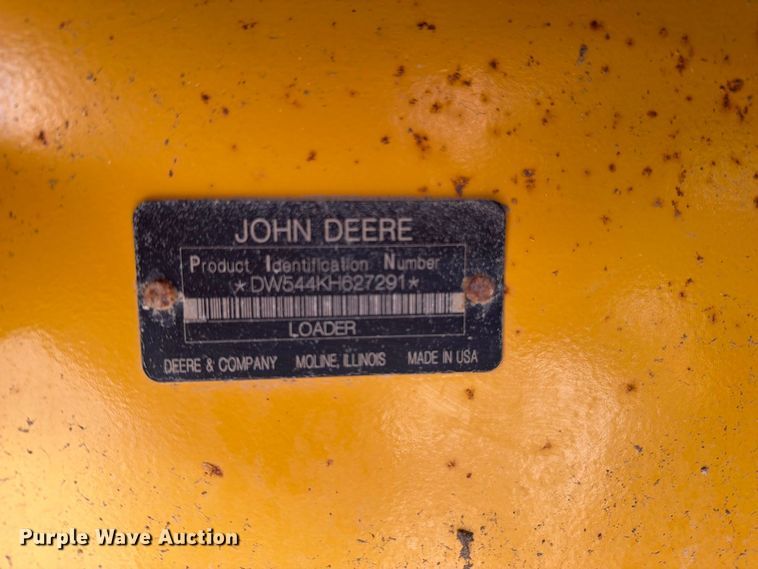 image for item EO8767 2010 John Deere 544K wheel loader