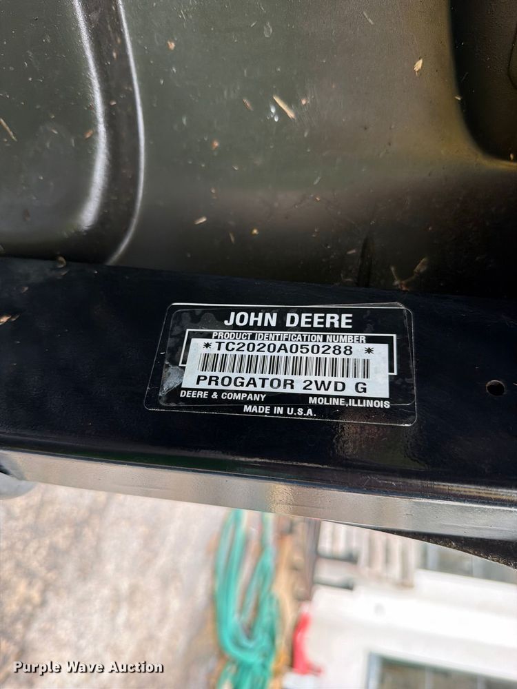 image for item EO8771 John Deere 2020 turf sprayer