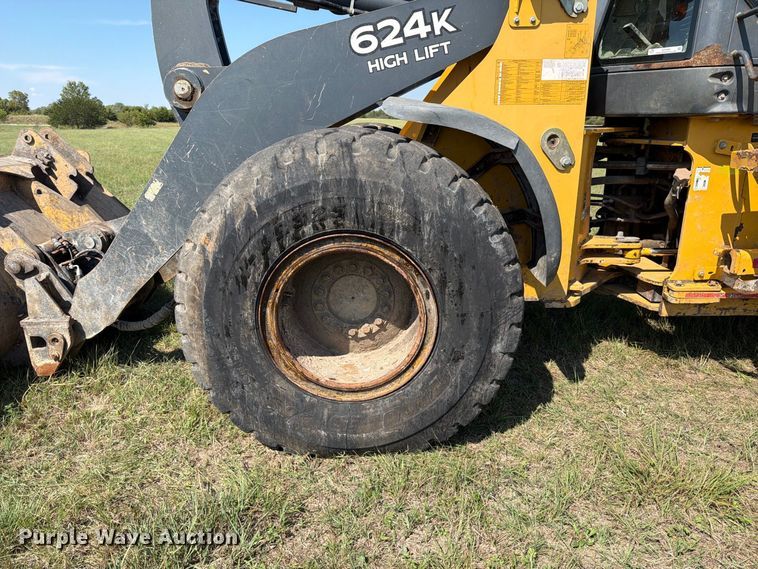 image for item EP7840 2012 John Deere 624K wheel loader