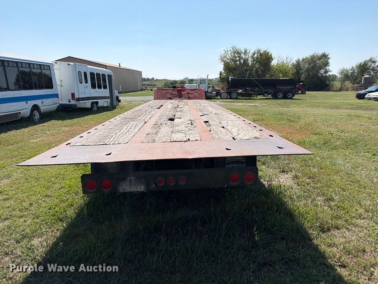 image for item EP7841 1989 drop tilt deck equipment trailer