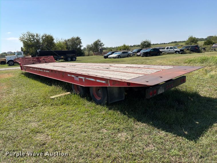 image for item EP7841 1989 drop tilt deck equipment trailer