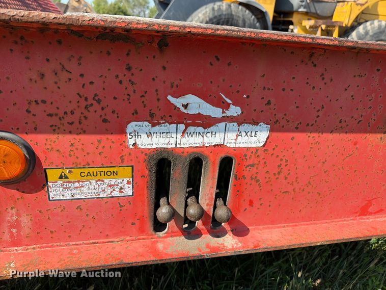 image for item EP7841 1989 drop tilt deck equipment trailer