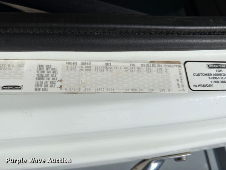 image for item EP7842 2012 Freightliner Business Class M2 dump truck