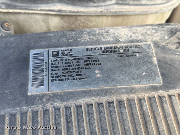image for item EP7843 2009 Chevrolet Silverado 2500HD pickup truck
