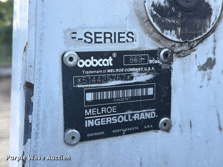 image for item EP7844 1998 Bobcat 863 skid steer loader