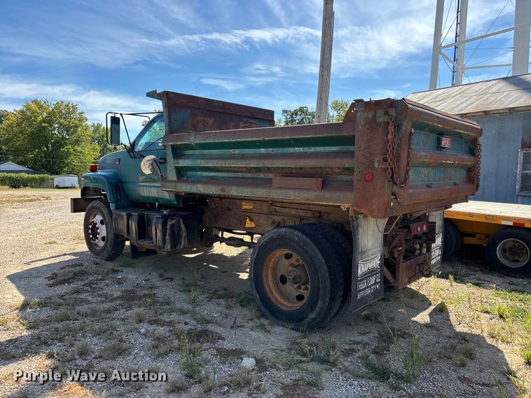 image for item ER3431 2000 GMC C7500 dump truck