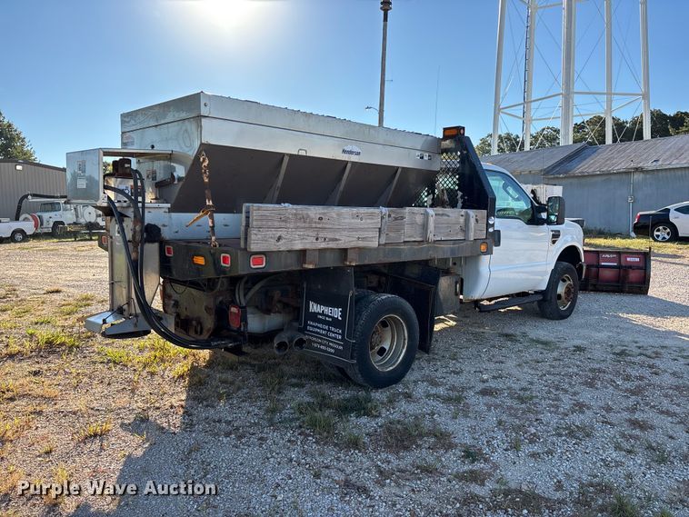 image for item ER3432 2008 Ford F350 dump flatbed pickup truck