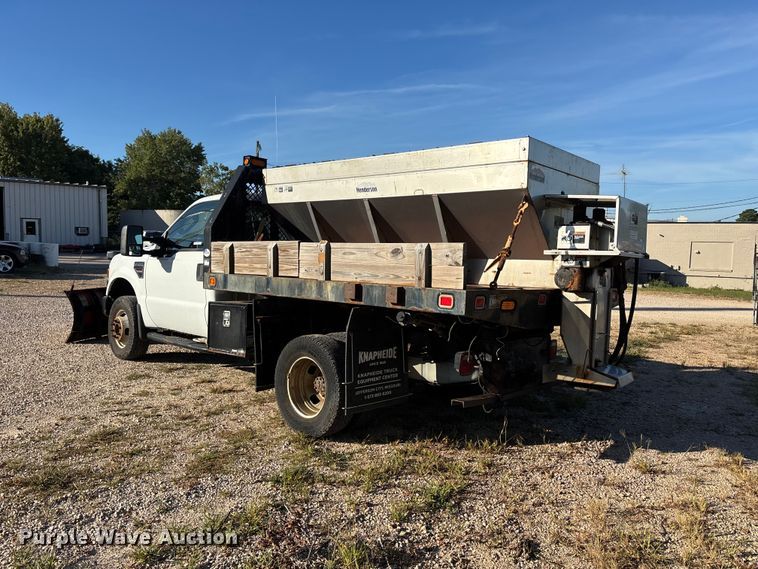 image for item ER3432 2008 Ford F350 dump flatbed pickup truck