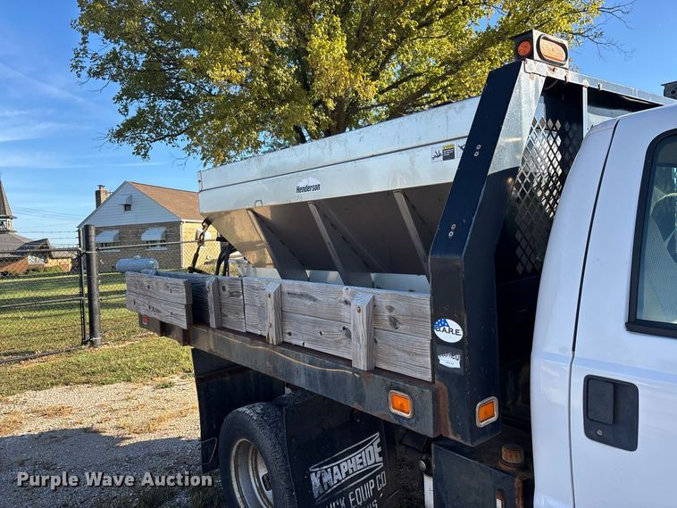 image for item ER3432 2008 Ford F350 dump flatbed pickup truck
