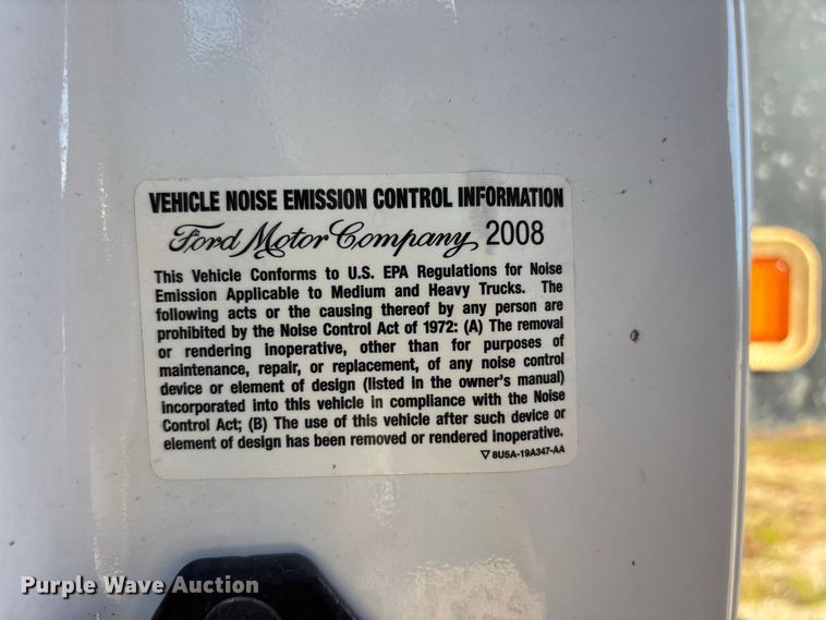 image for item ER3432 2008 Ford F350 dump flatbed pickup truck