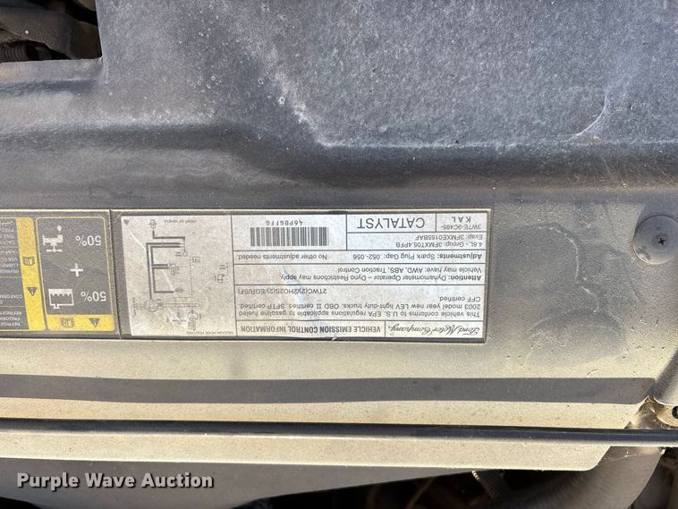 image for item ER3433 2003 Ford F150 XL Ext. Cab pickup truck