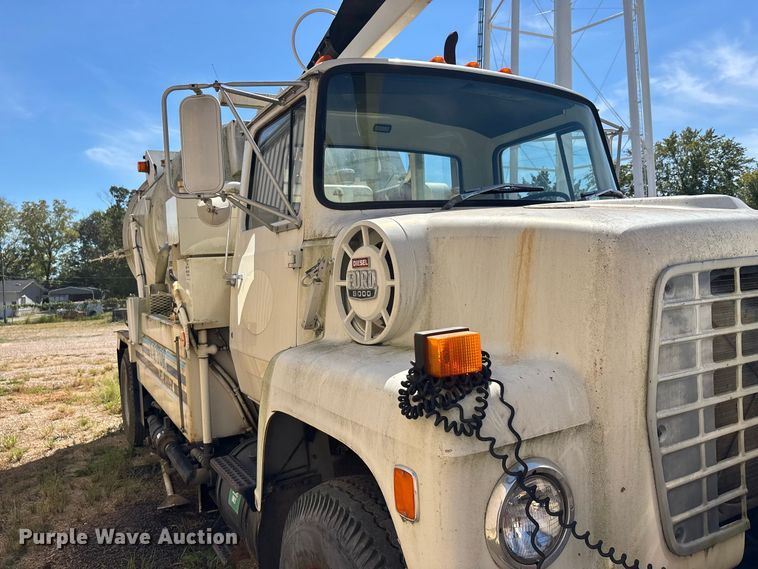 image for item ER3434 1986 Ford 8000 sewer jetter truck