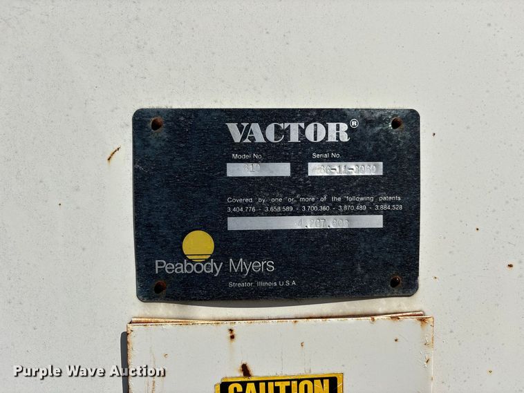 image for item ER3434 1986 Ford 8000 sewer jetter truck