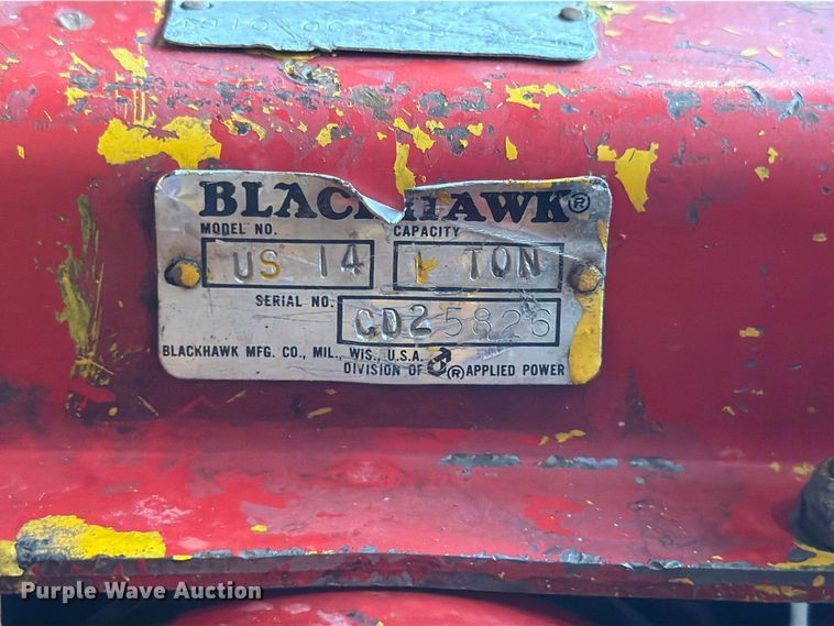 image for item ES1131 Blackhawk US 14 transmission jack