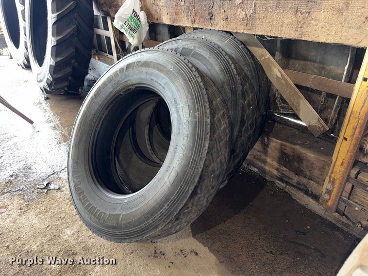 (3) Uniroyal RD30 11R24.5 tires