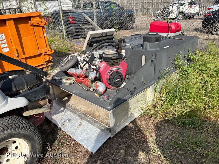 Brush fire skid