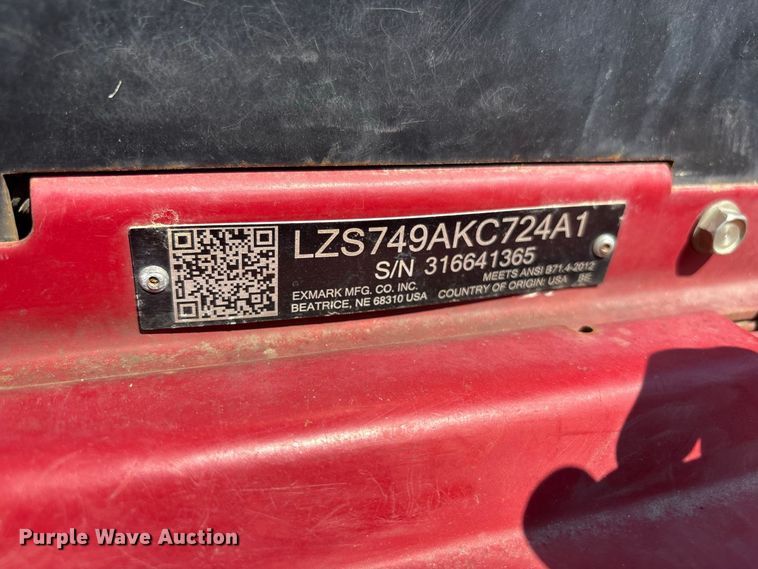 image for item ET8675 Exmark Lazer Z ZTR lawn mower