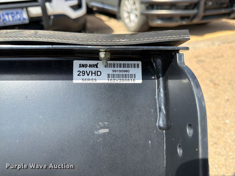 image for item EW5051 Sno-Way 29VHD skid steer snow plow