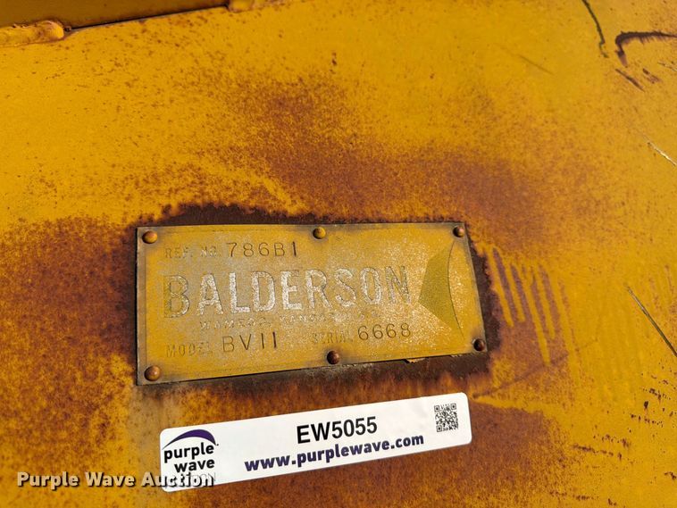 image for item EW5055 Balderson BV11 V Plow