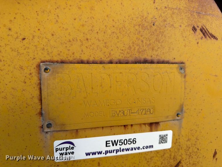 image for item EW5056 Balderson BV30T-47160 V Plow