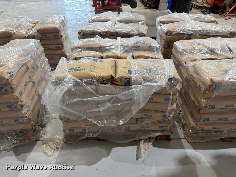 image for item EW5065 (6) pallets of Potters highway safety spheres